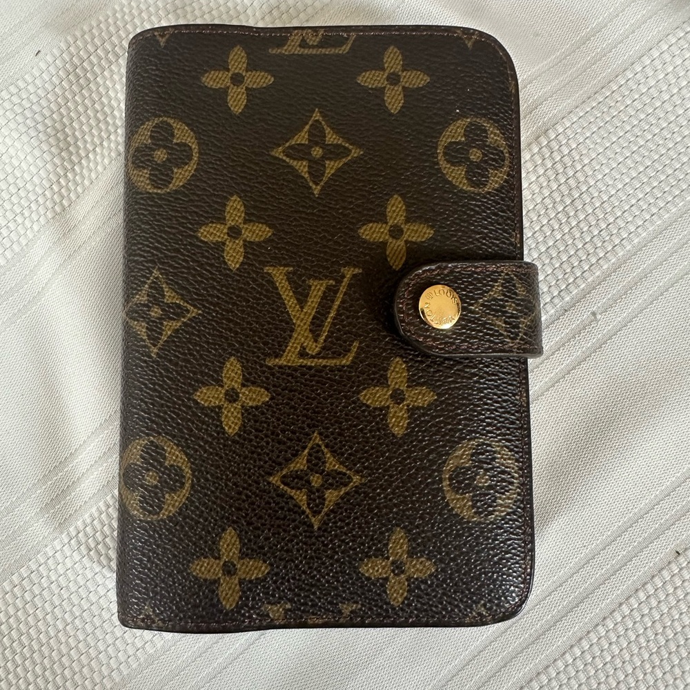 Louis Vuitton Brown Monogram Address Book